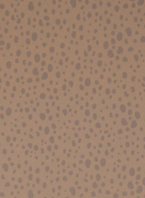 Majvillan Papier peint Animal Dots - Soft Brown