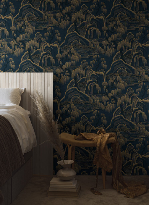 BoråsTapeter Wallpaper Indigo Garden