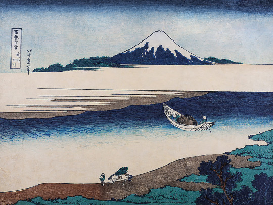 Boras Wandbild Hokusai