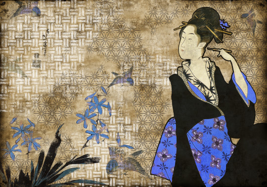 Coordonne Papier peint panoramique Geisha Graffiti - 8000037N