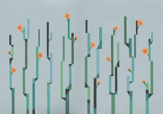 Coordonne Papier peint panoramique Flor De Cactus - 8000054N
