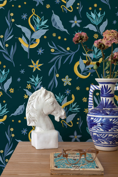 Coordonne Wallpaper Serpientes Y Flores