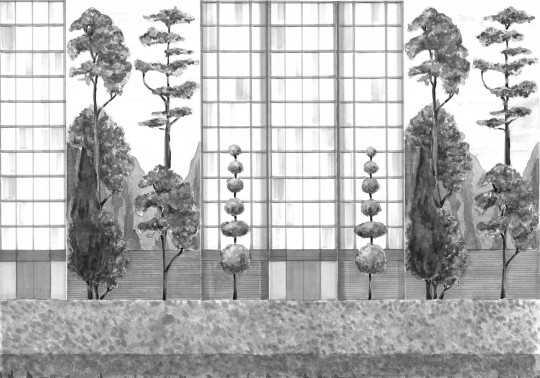 Coordonne Papier peint panoramique Urban Garden - 8000077N