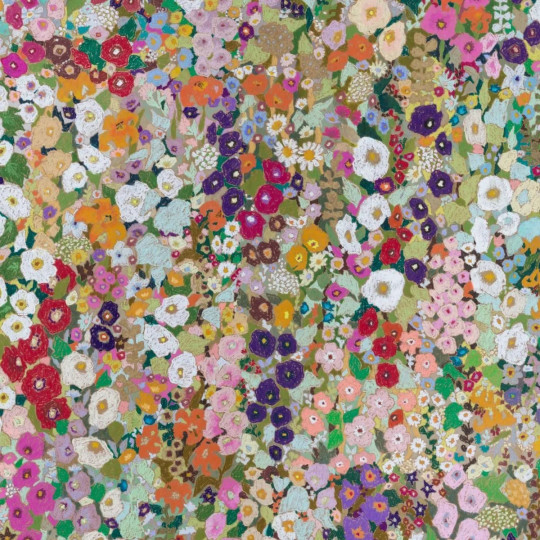 House of Hackney Wandbild Hollyhocks