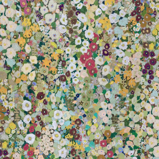 House of Hackney Wandbild Hollyhocks