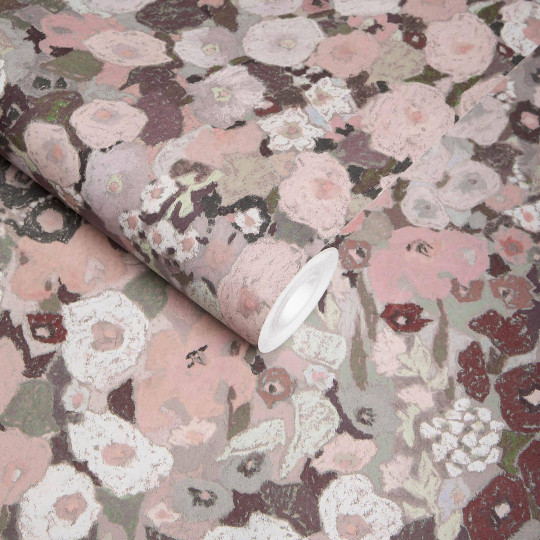 House of Hackney Papier peint Hollyhocks - Earth