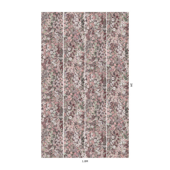 House of Hackney Papier peint Hollyhocks - Earth