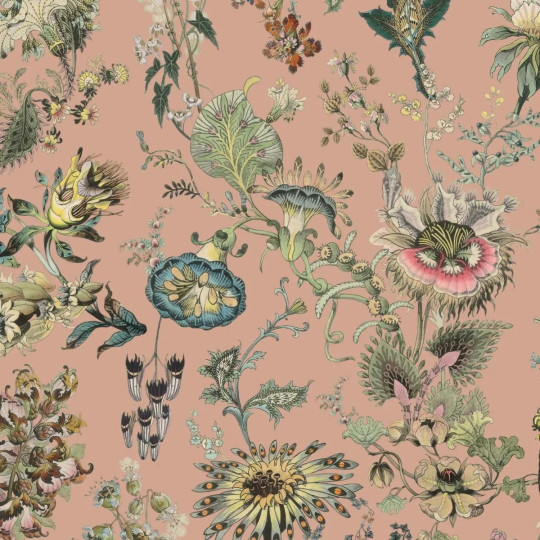 House of Hackney Wandbild Flora Fantasia - Bisque-Pink