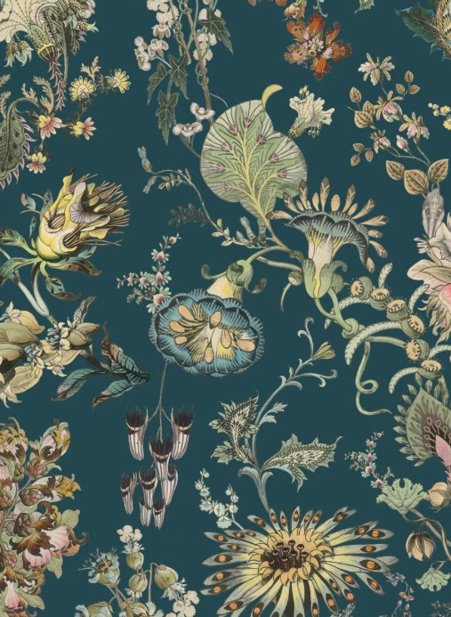 House of Hackney Wandbild Flora Fantasia - Cerulean
