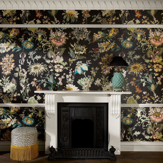 House of Hackney Wandbild Flora Fantasia - Noir