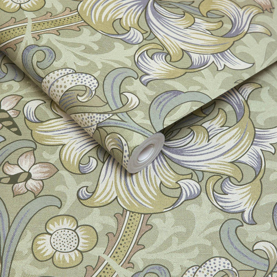 House of Hackney Tapete Golden Lily - Apple