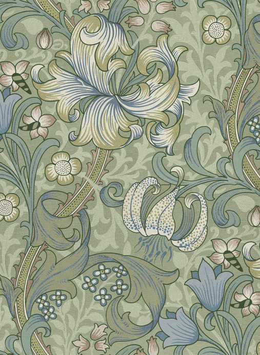 House of Hackney Tapete Golden Lily - Apple