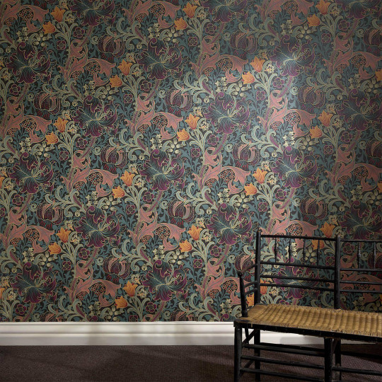 House of Hackney Tapete Golden Lily