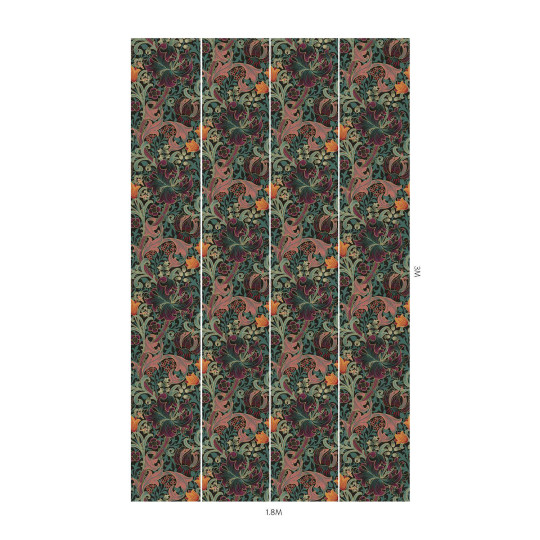 House of Hackney Tapete Golden Lily - Apatite 2025