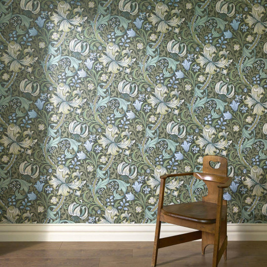 House of Hackney Tapete Golden Lily
