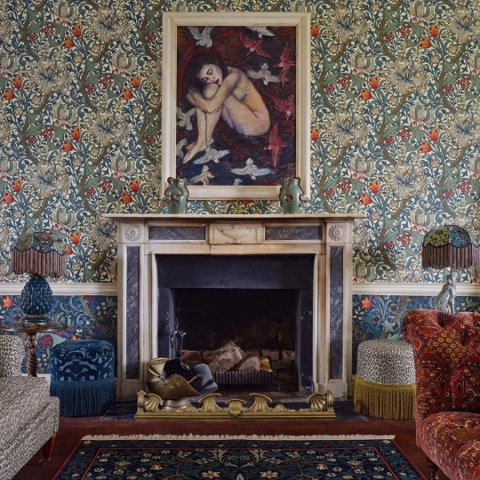 House of Hackney Tapete Golden Lily - Ecru