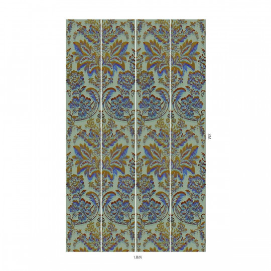 House of Hackney Wallpaper Amarathine - Jadeite