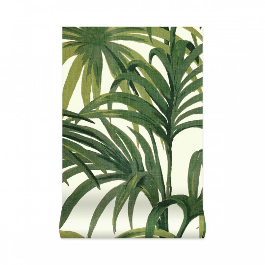 House of Hackney Wallpaper Palmeral Magna - Off-White / Green