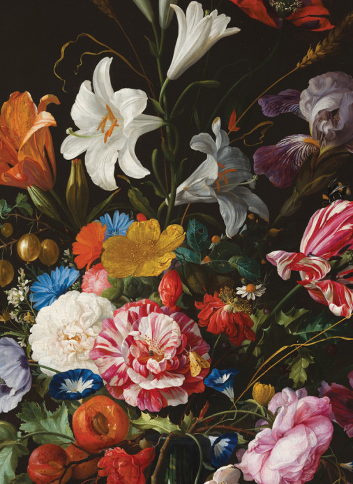 KEK Amsterdam Wandbild Golden Age Flowers 4 - 2.922m