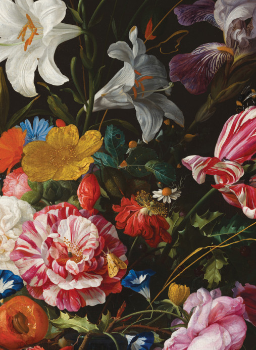 KEK Amsterdam Papier peint panoramique Golden Age Flowers 5 - Multicolor - 3.896m