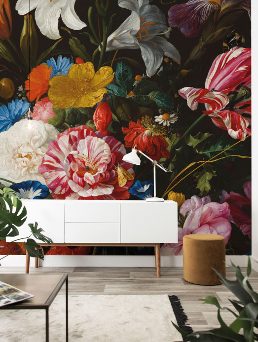 KEK Amsterdam Wandbild Golden Age Flowers 5 - 3.896m