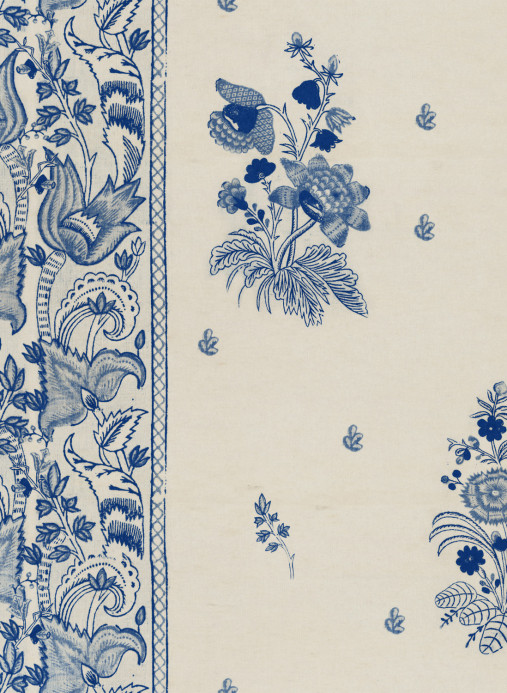 MINDTHEGAP Wallpaper Korond Floral Indigo/ Taupe