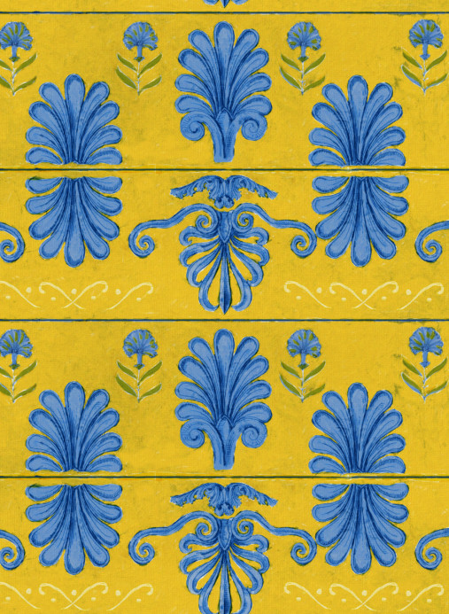 MINDTHEGAP Wallpaper Mykonos Villa Motif Lemon