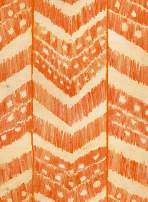 MINDTHEGAP Wallpaper Turkish Ikat Tangerine
