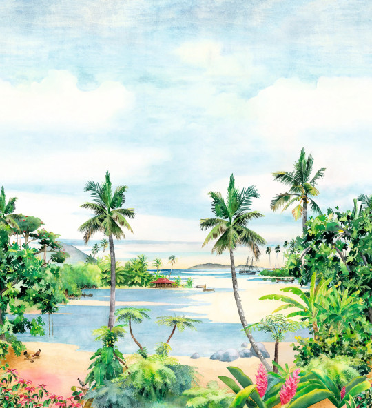 Isidore Leroy Wandbild Les Iles - Panel A