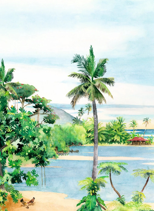 Isidore Leroy Wandbild Les Iles - Panel A