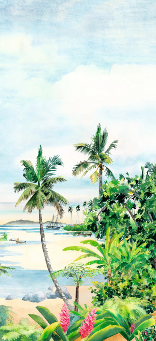 Isidore Leroy Papier peint panoramique Les Iles