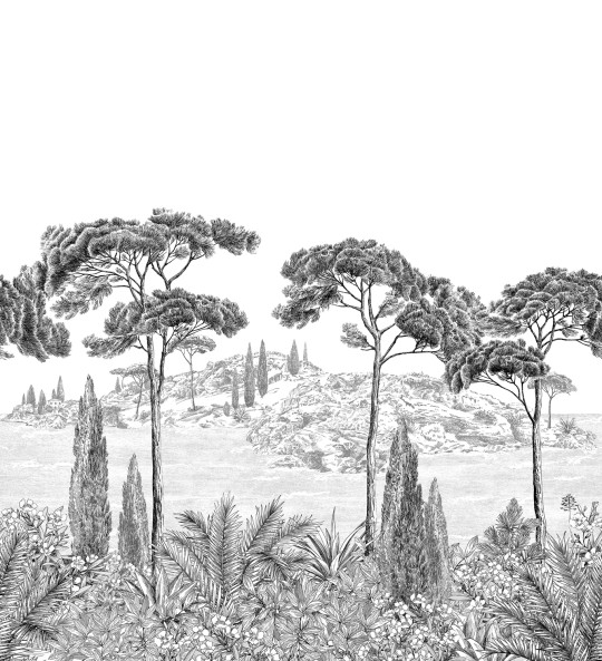 Isidore Leroy Papier peint panoramique Peninsule - Panel A