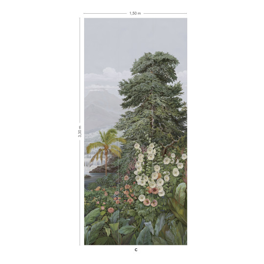 Isidore Leroy Wandbild Firone Corail - Panel C