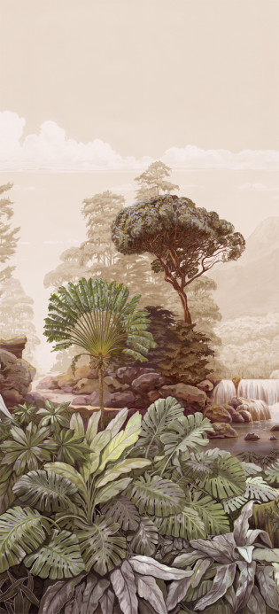 Isidore Leroy Papier peint panoramique Firone Terracotta - Panel B