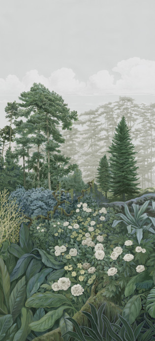 Isidore Leroy Papier peint panoramique Firone Vert