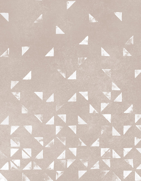 Isidore Leroy Wandbild Tangram Terracotta Blanc - Panel A