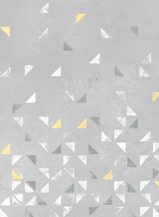 Isidore Leroy Wandbild Tangram Gris Jaune - Panel A