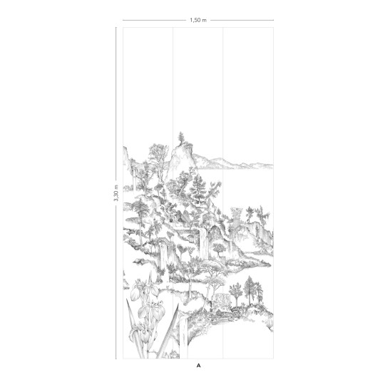 Isidore Leroy Papier peint panoramique Cite Revee