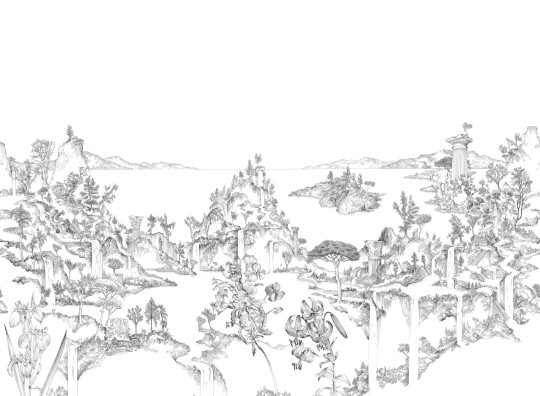 Isidore Leroy Papier peint panoramique Cite Revee - Panel A