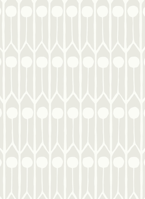 Littlephant Wallpaper Feathers - Ebony/ White