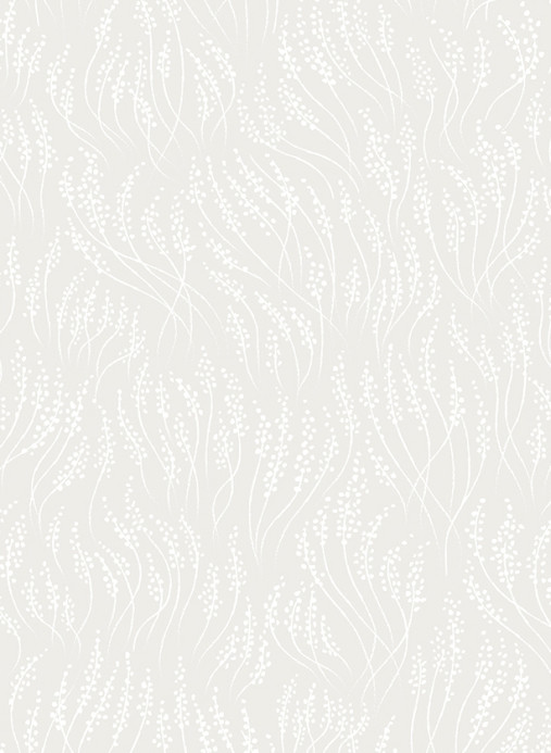 Littlephant Papier peint Meadow - Light Grey