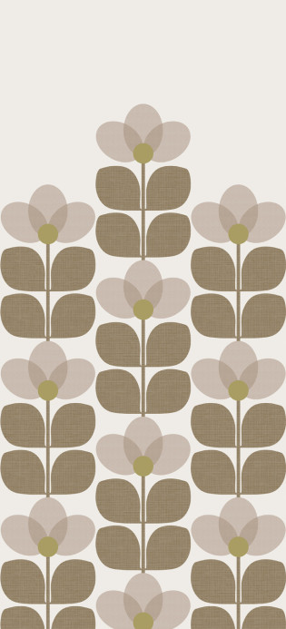 Isidore Leroy Wandbild Flower - Naturel Panel A