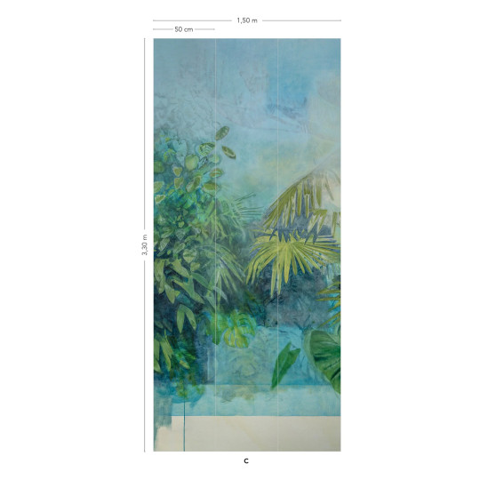Isidore Leroy Papier peint panoramique Exploration - Panel C