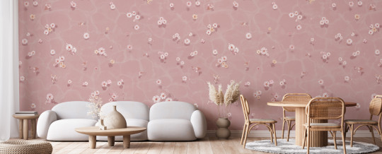Sian Zeng Tapete Floral Bath - Blush