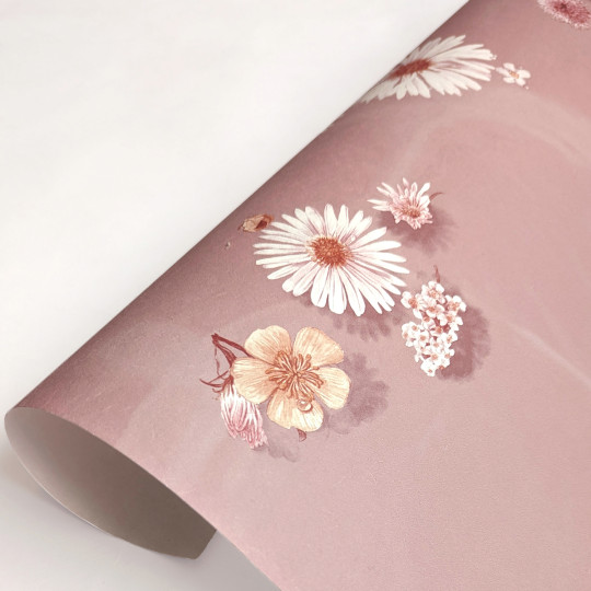 Sian Zeng Tapete Floral Bath - Blush