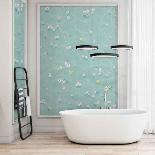 Sian Zeng Wallpaper Floral Bath