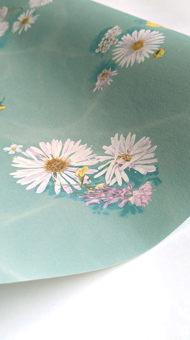 Sian Zeng Wallpaper Floral Bath