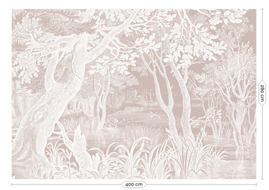 KEK Amsterdam Papier peint panoramique Engraved Landscapes Nude 1