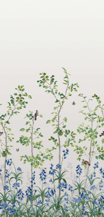 Little Greene Wallpaper Bird and Bluebell