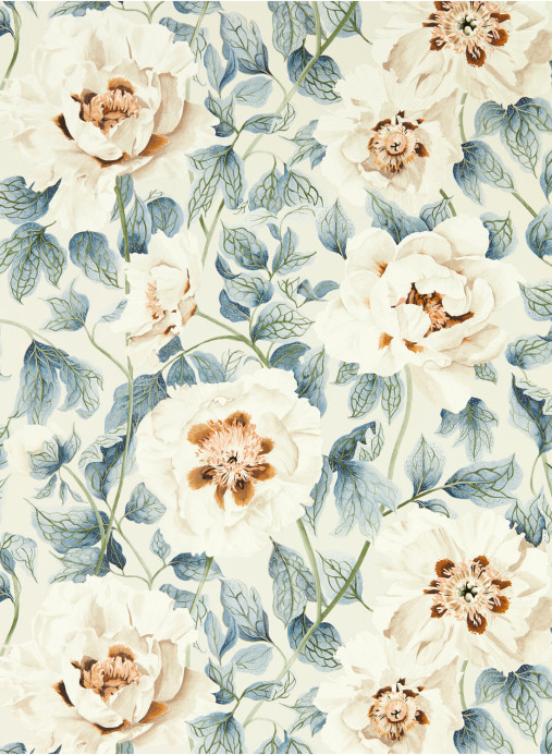 Harlequin Papier peint Florent - Sailcloth/ Celestial/ Clay